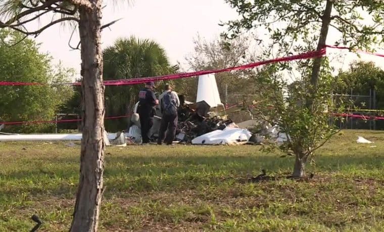 Grave accidente de avión dejó saldo de dos muertos en Palm Beach
