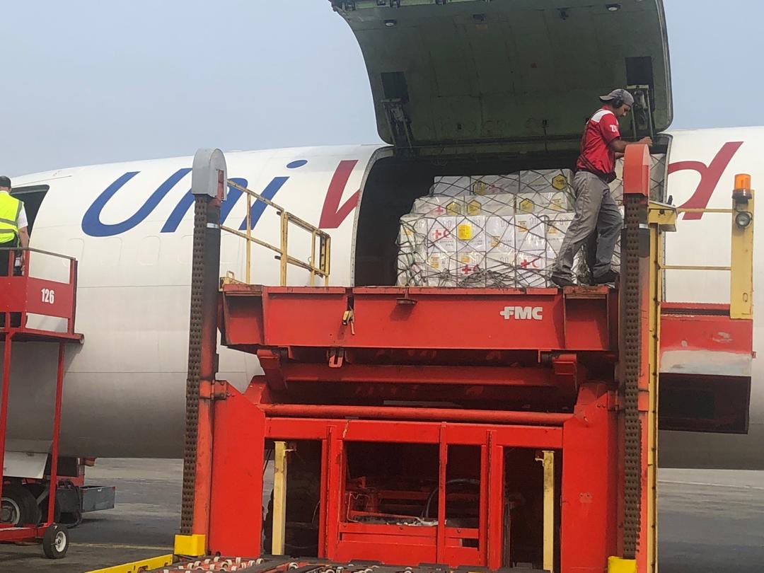 Cruz Roja arribó en Venezuela con el primer cargamento de ayuda humanitaria