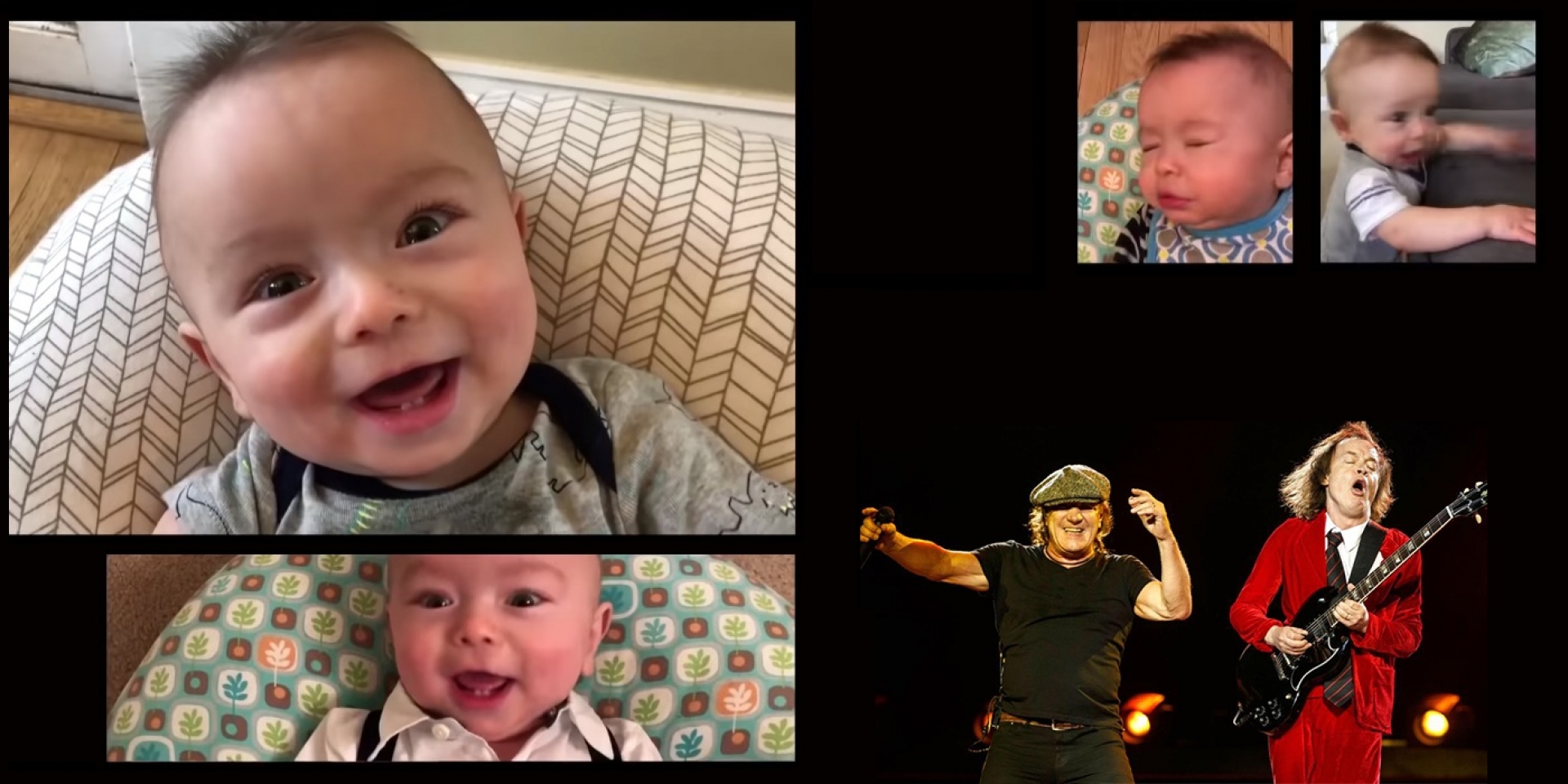 iImpresionante! Versionó tema de AC/DC con sonidos producidos por su bebé durante un año  (Video)