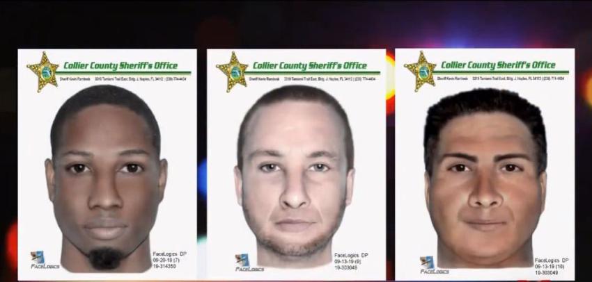 Tres hombres son buscados por acosar a niños en el suroeste de Florida