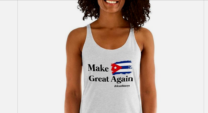 Camisetas con la frase “Make Cuba Great Again” se hacen virales en las redes
