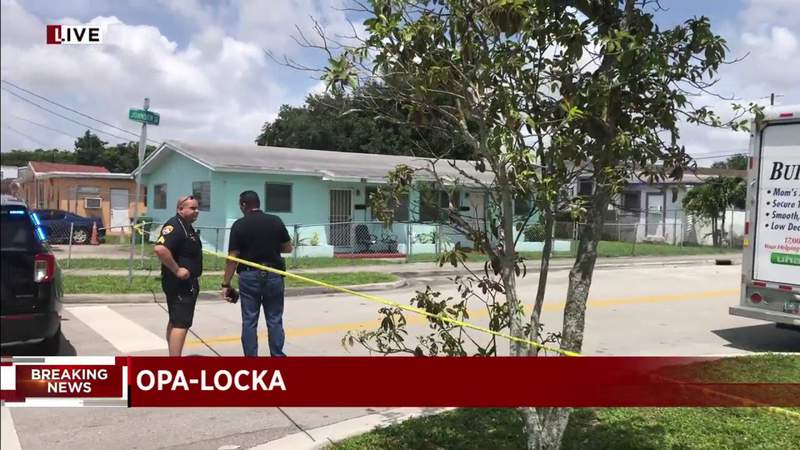 Camión de un oficial de cumplimiento del código de Miami-Dade baleado en Opa-locka