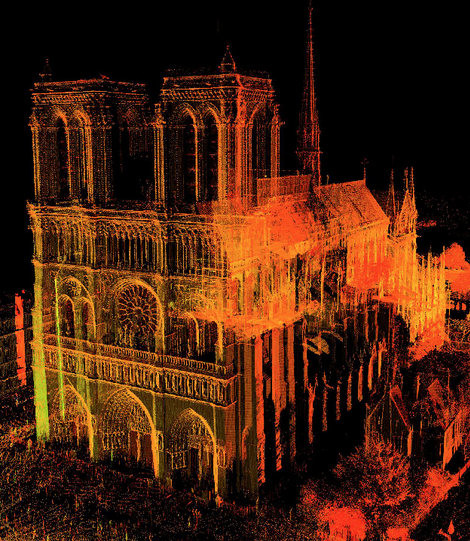 El láser ¿Salvación de la catedral Notre Dame?