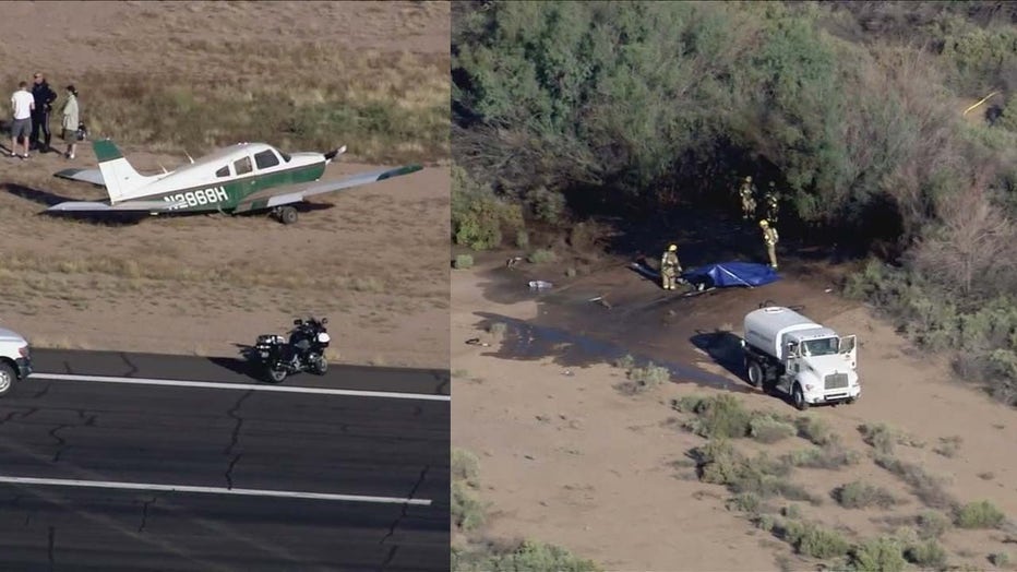 Choque entre helicóptero y avión deja dos muertos en Phoenix