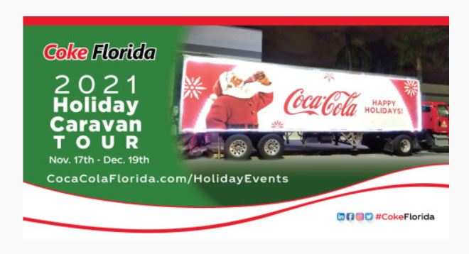 Coca-Cola retoma la tradicional ‘Caravana Navideña’ en 2021