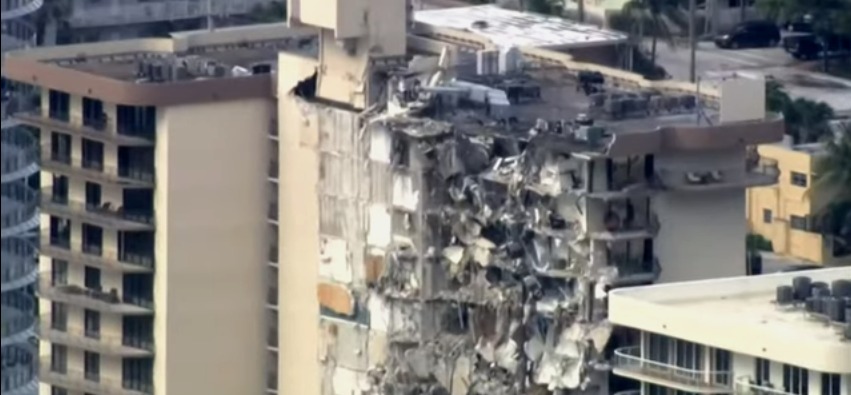 Al menos un muerto y 99 desaparecidos deja colapso de edificio en Miami