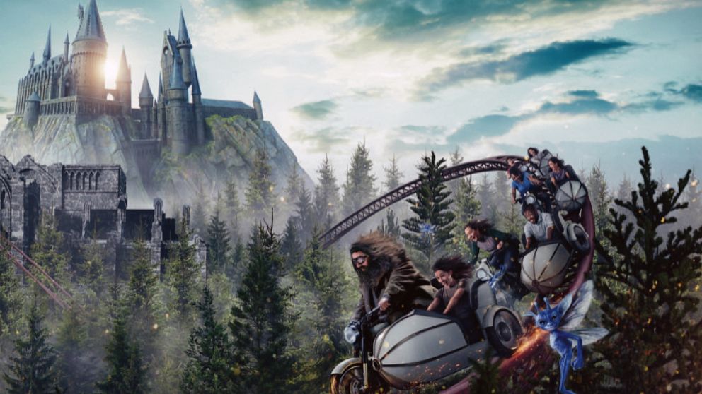 Universal Orlando prepara su montaña rusa “Aventura en Moto con las Criaturas Mágicas de Hagrid”