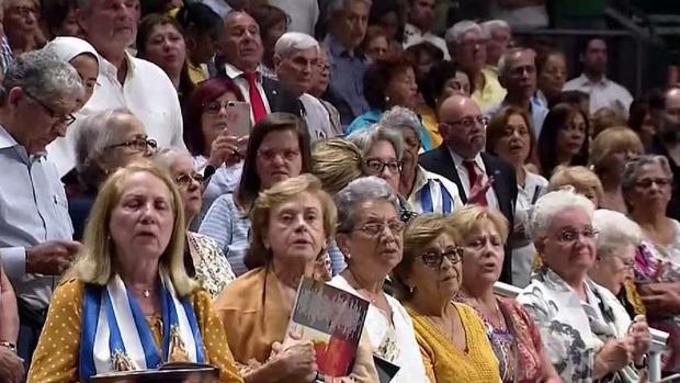 Cubanos marcharon en Miami el día de la Virgen de la Caridad del Cobre por una Cuba libre