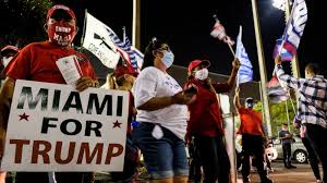 Partidarios de Trump en Miami-Dade se reúnen cerca de restaurante cubano en Westchester
