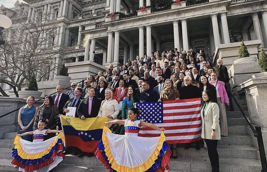 Casa Blanca celebró Día de Venezuela y recibió a la comunidad inmigrante