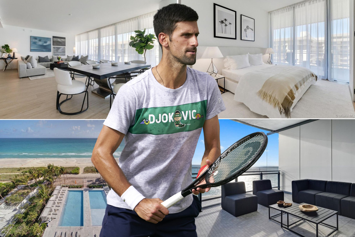 Número uno del tenis, Novak Djokovic vendió propiedad en Miami