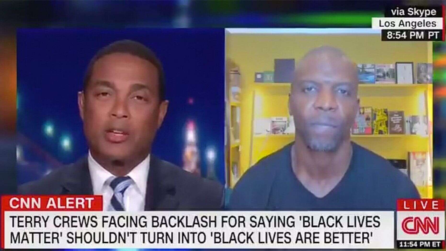 Presentador de CNN da lección a Terry Crews sobre el “Black Lives Matter”