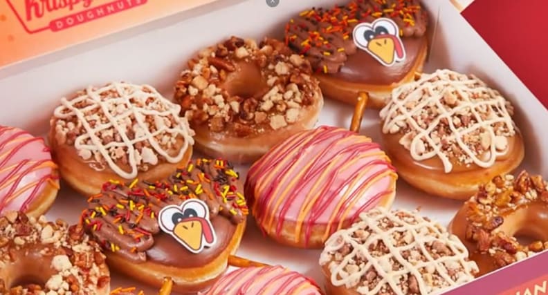 Cuatro donas para celebrar Acción de Gracias