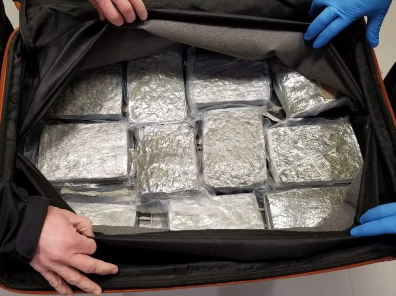 Agentes estadounidenses descubrieron 40 libras de marihuana con destino a Miami