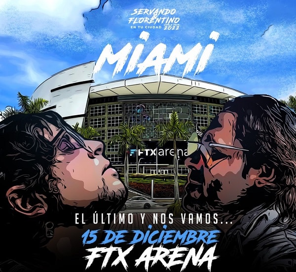 Servando y Florentino regresarán a Miami con “El Ultimo y Nos Vamos, En Tu Ciudad Tour”