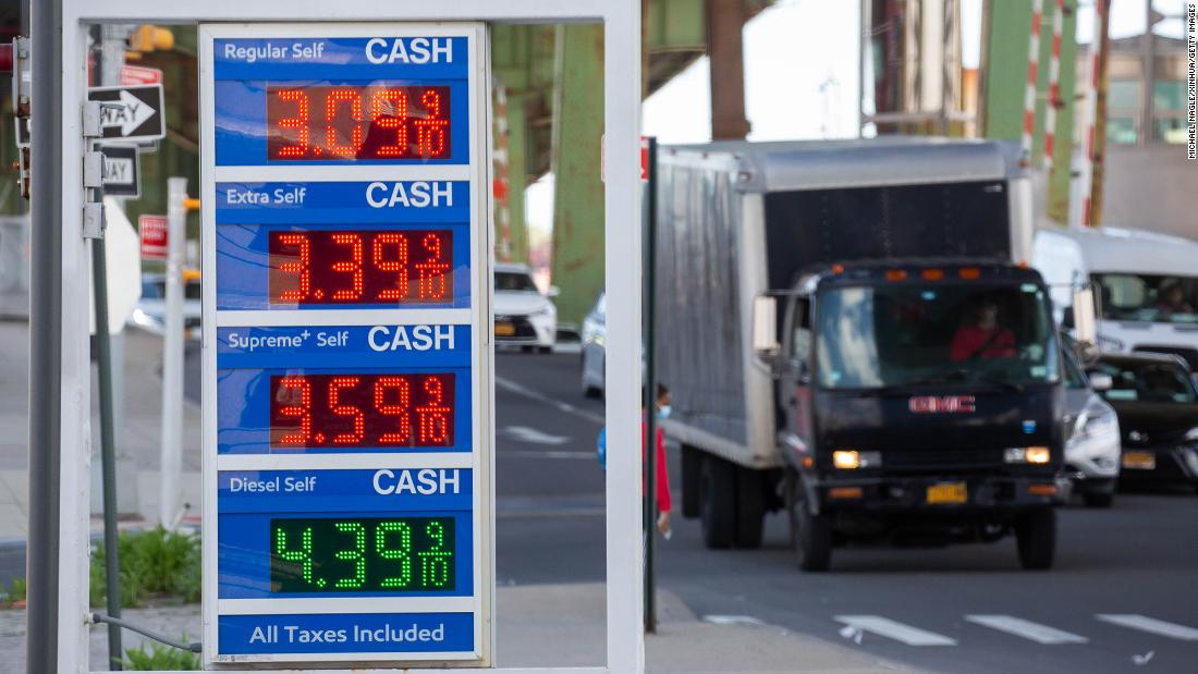 Precios de la gasolina en los Estados Unidos por debajo de los 4 dólares