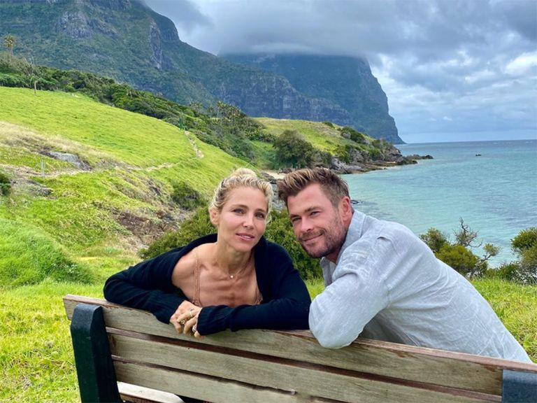 Elsa Pataky y Chris Hemsworth recorren junto a su familia paradisíaco paisaje en Australia (Fotos)