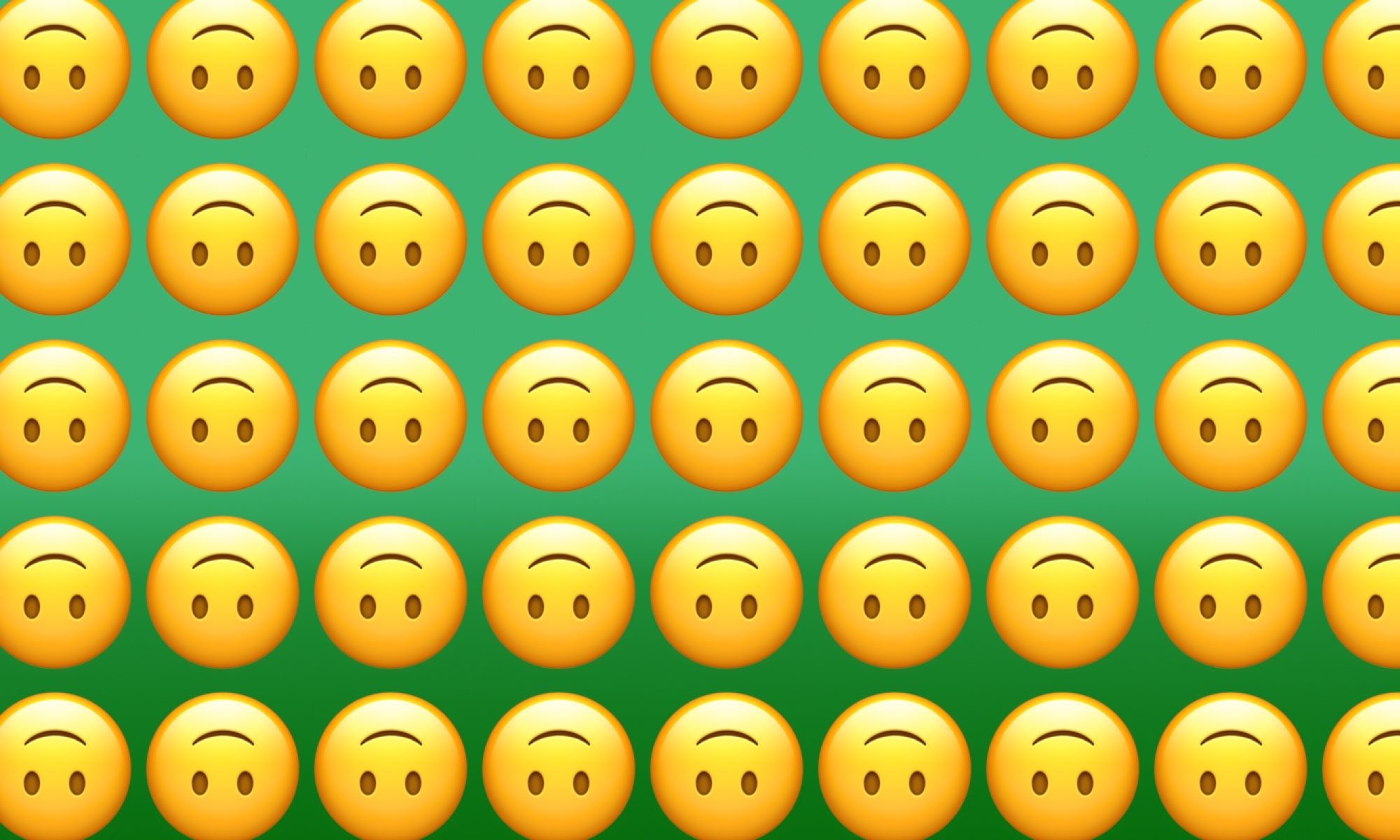 ¿Qué significa el emoji al revés en WhatsApp?
