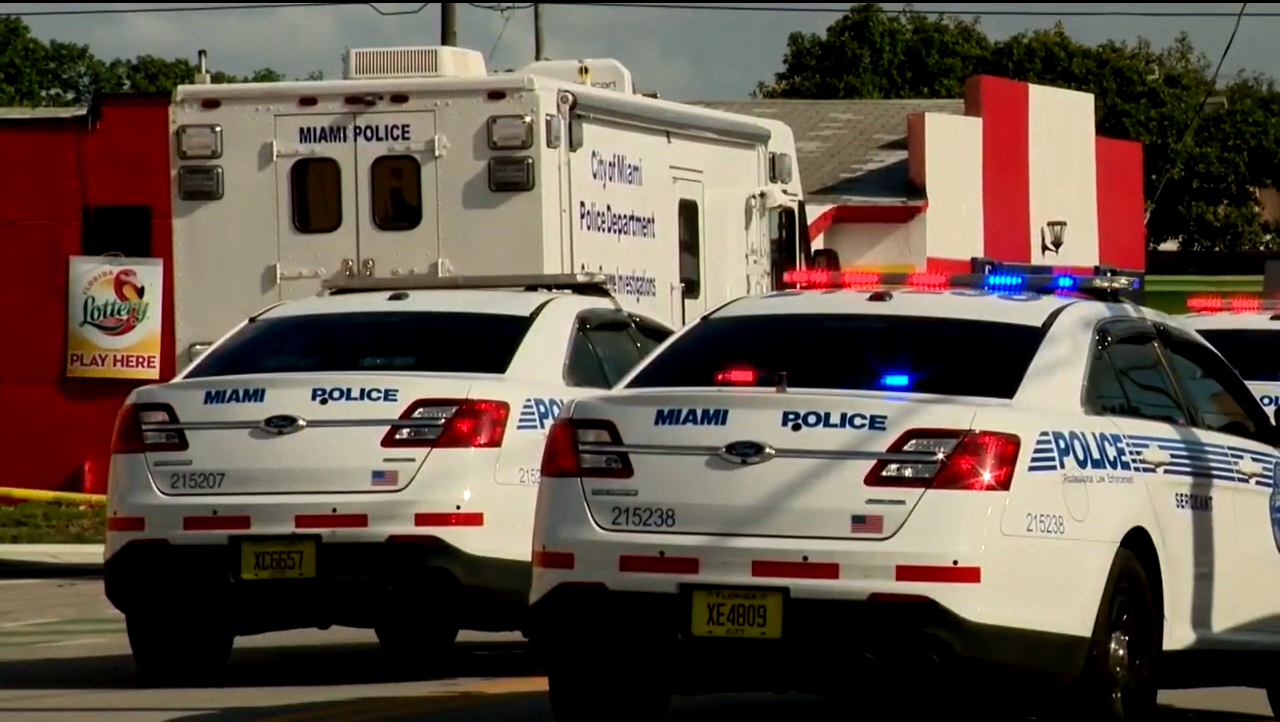 Policía resultó herido durante persecución en Biscayne Boulevard