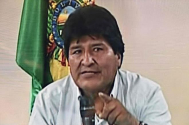 Renunció Evo Morales a la presidencia de Bolivia tras solicitud del comandante en jefe de las Fuerzas Armadas