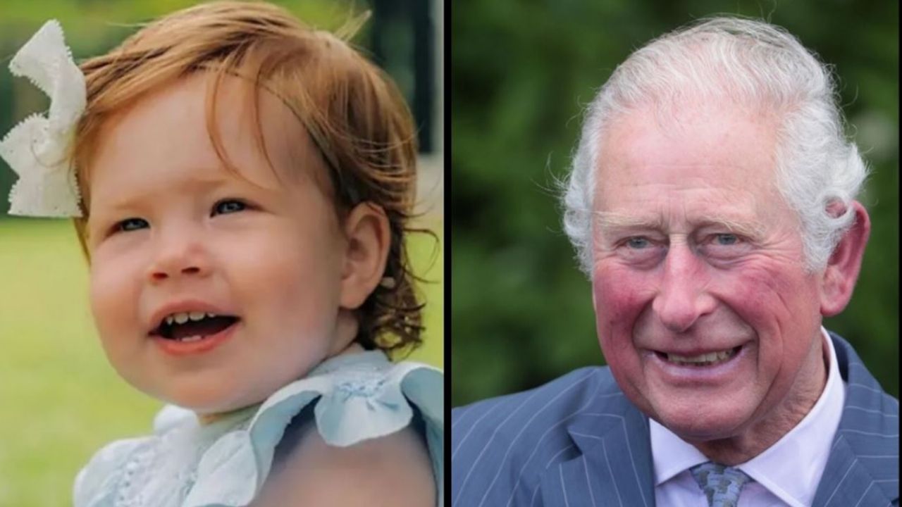 Así fue como finalmente el príncipe Carlos con su nieta Lilibet, hija de Harry y Meghan Markle