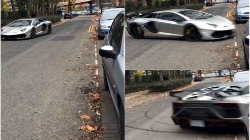 ¡A lo rápido y furioso! el Lamborghini que escapa de la policía con espectacular maniobra (VIDEO)