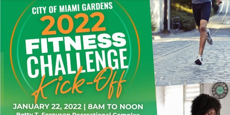 Safety pin! Miami Gardens brings the Fitness Challenge between January and March