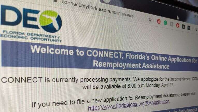 Los reclamos por desempleo en Florida disminuyen al acercarse la temporada de fiestas