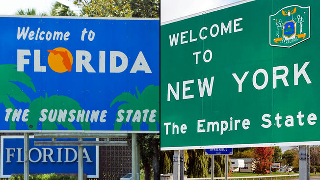 Conoce las grandes diferencias fiscales entre Nueva York y Florida