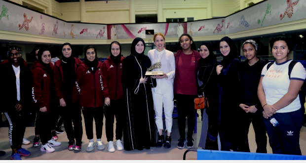 Comité Deportivo Femenino de Catar premia a Eglantina Zingg por ser Campeona del Empoderamiento de la Mujer