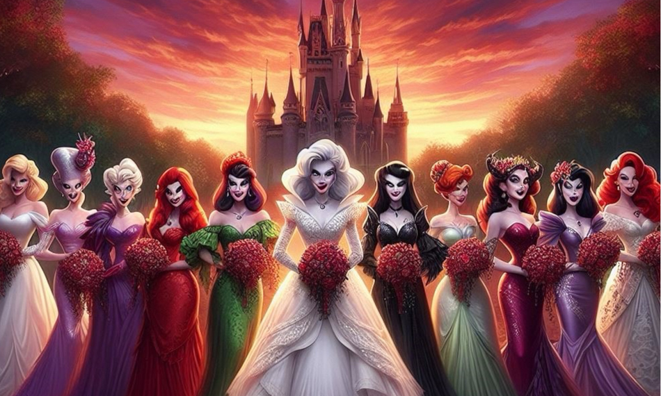 Nueva colección de vestidos de novia está inspirada en las villanas de Disney