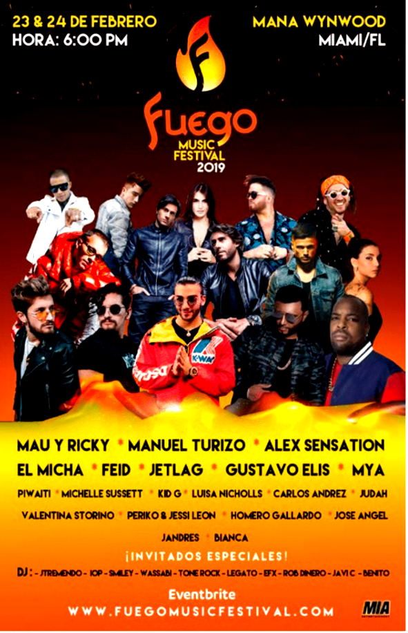 Fuego Music Festival: dos días de celebración con lo mejor de la música latina