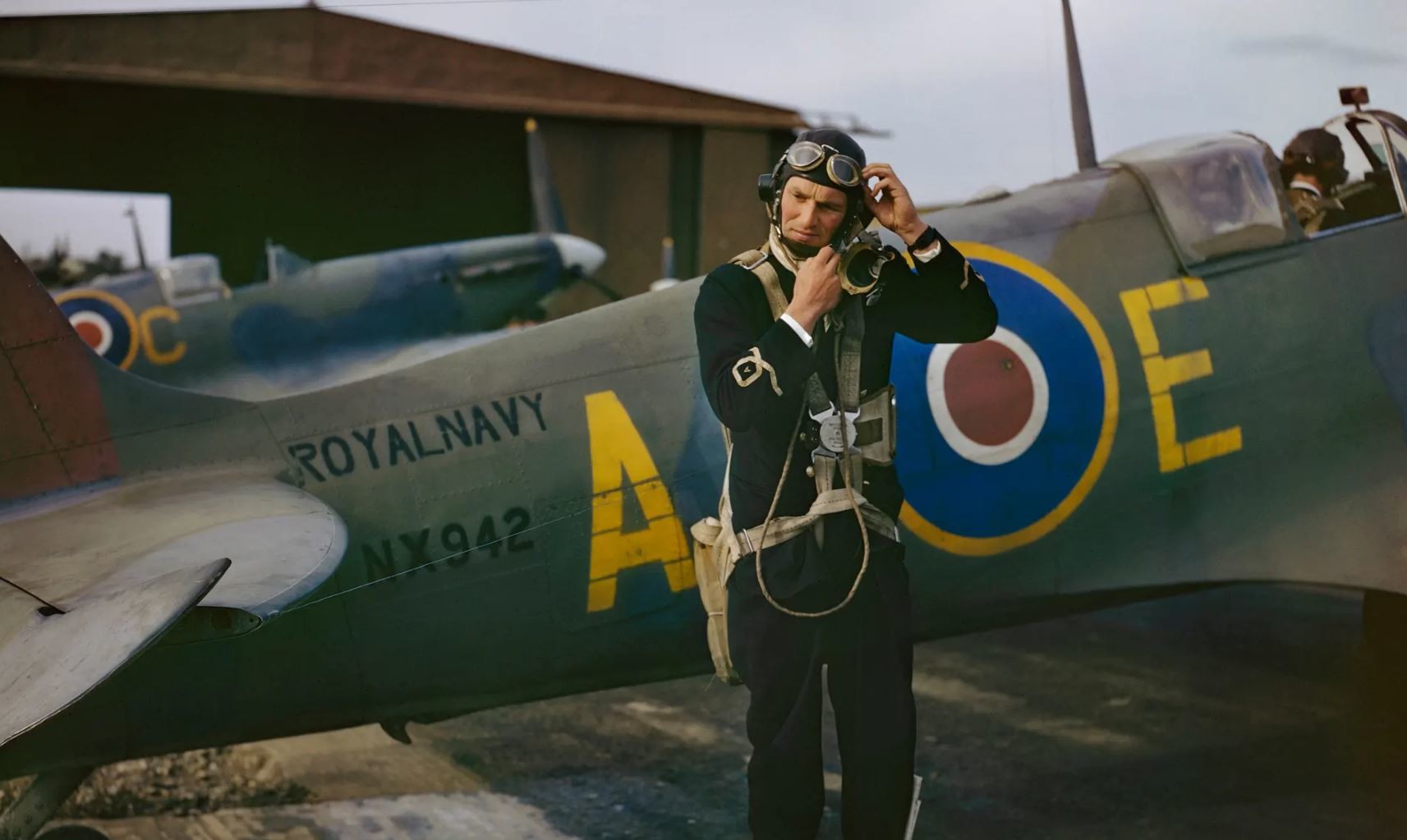 Revelan fotografías a color sobre las batallas aéreas durante la Segunda Guerra Mundial