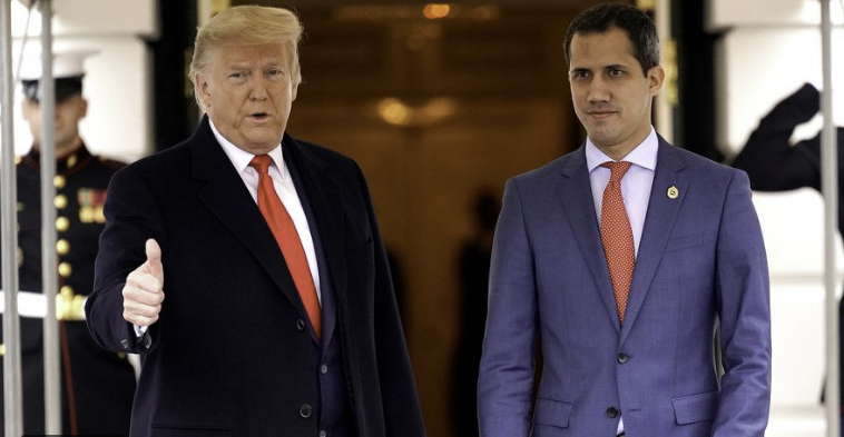 El presidente Donald Trump y su homólogo Juan Guaidó se reúnen en la Casa Blanca