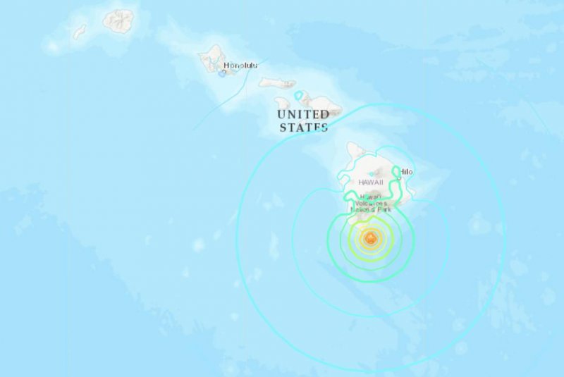 Se registró terremoto de 6.2 cerca de Hawaii