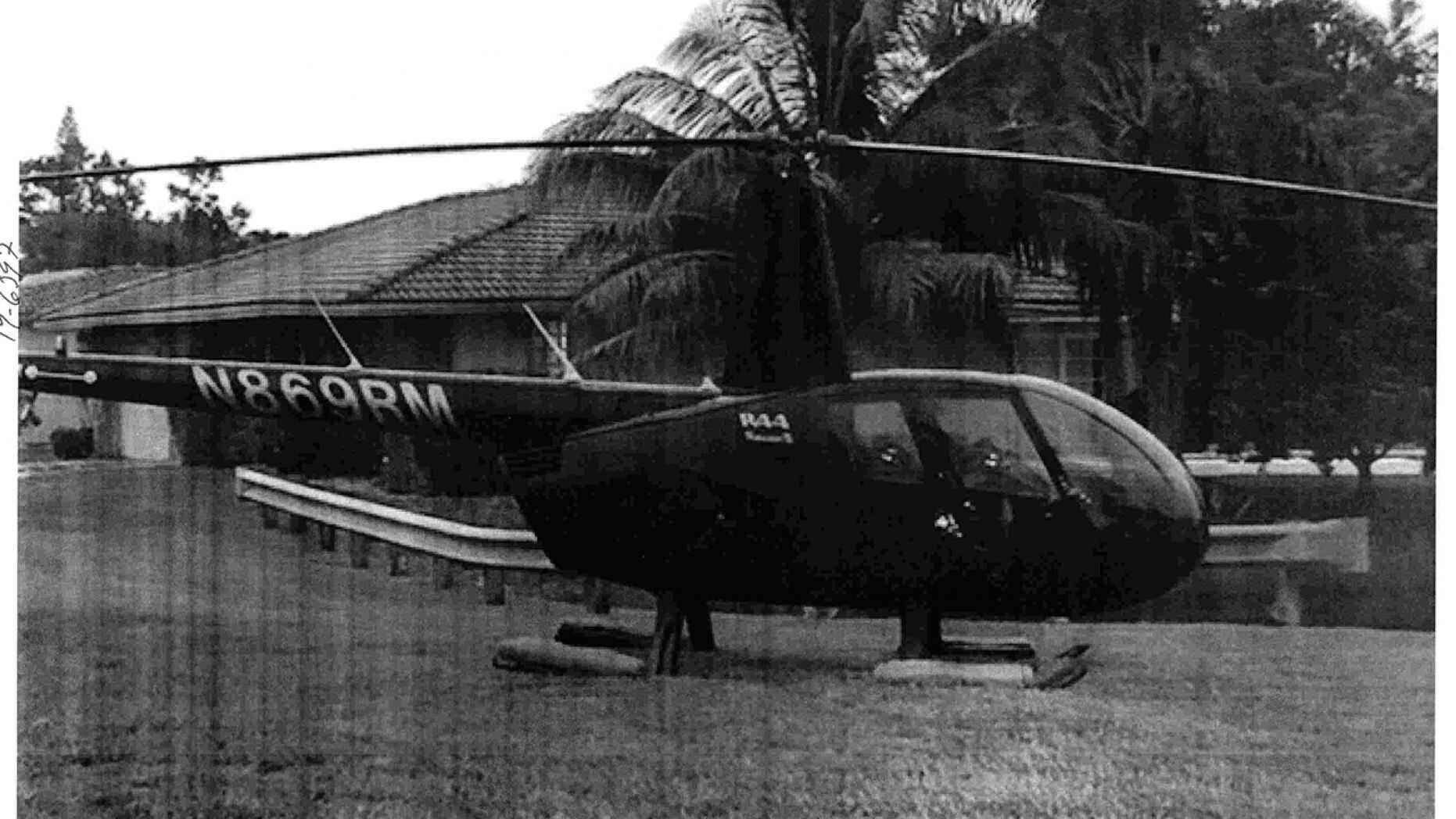 Hombre irá a juicio en Florida por aterrizar su helicóptero en el patio de una casa