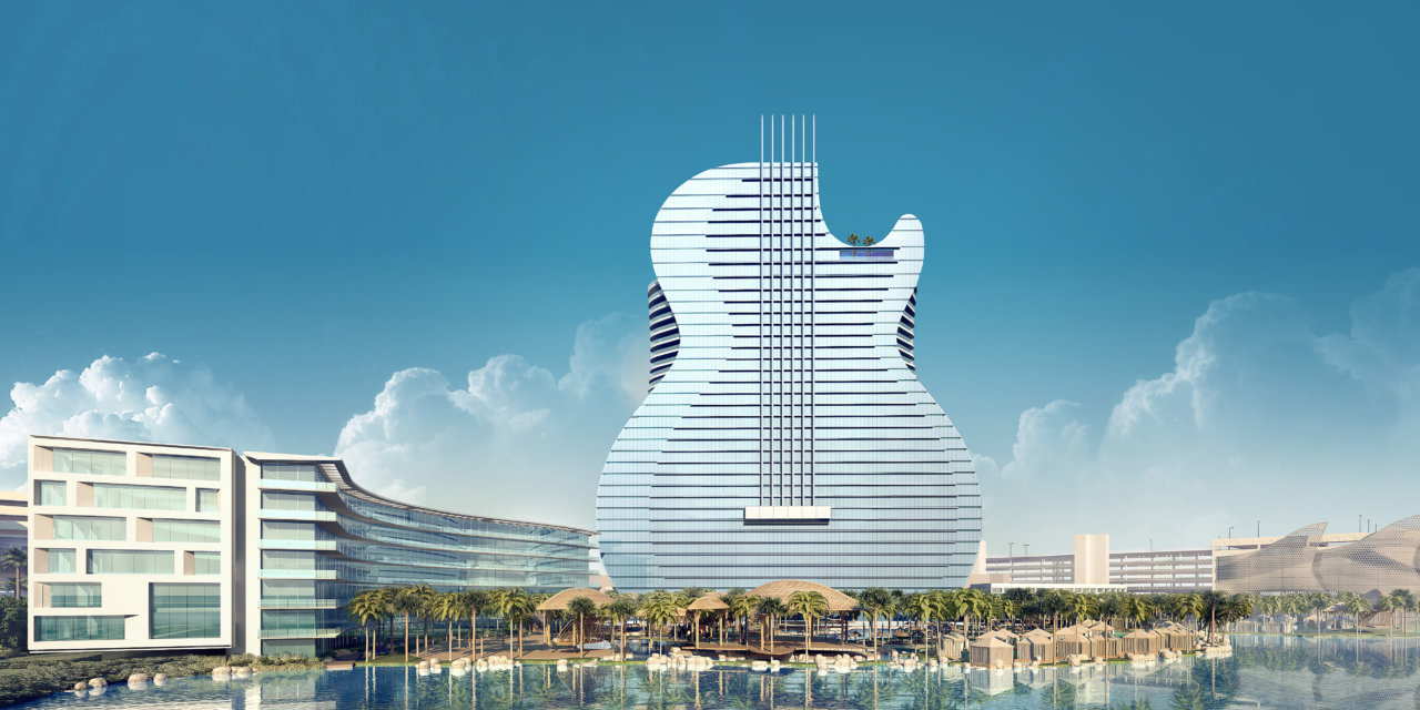 ¡Único en el mundo! Florida tendrá hotel en forma de guitarra