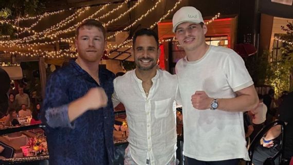 ‘Canelo’ Álvarez se encontró con Max Verstappen en Miami
