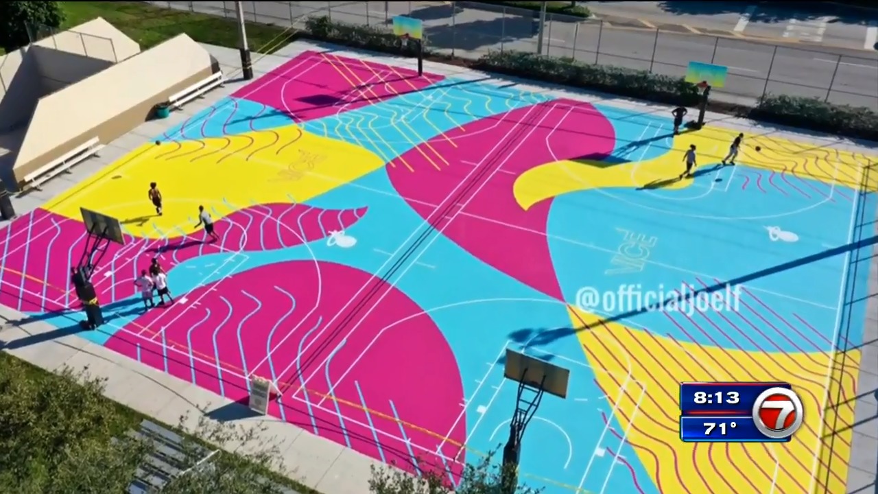 Los Miami Heat presentaron un nuevo diseño para las canchas de Sparks Park  de Hialeah