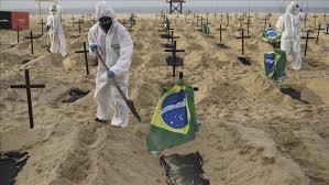 Brasil supera los 100.000 muertos por covid-19 y el número de casos supera los 3 millones
