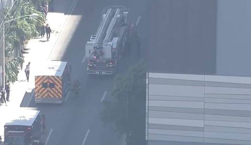 Alarma por incendio dentro de un restaurante en Brickell City Center