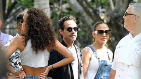 Jennifer López y Marc Anthony estuvieron juntos en Miami (+Fotos)