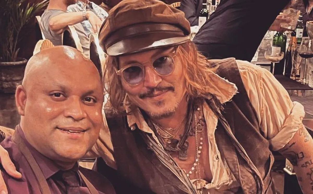 Johnny Depp celebró el veredicto final en lujoso restaurante