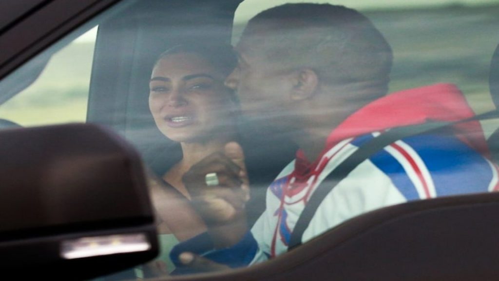 Kim Kardashian rompe en llanto en su encuentro con Kanye West