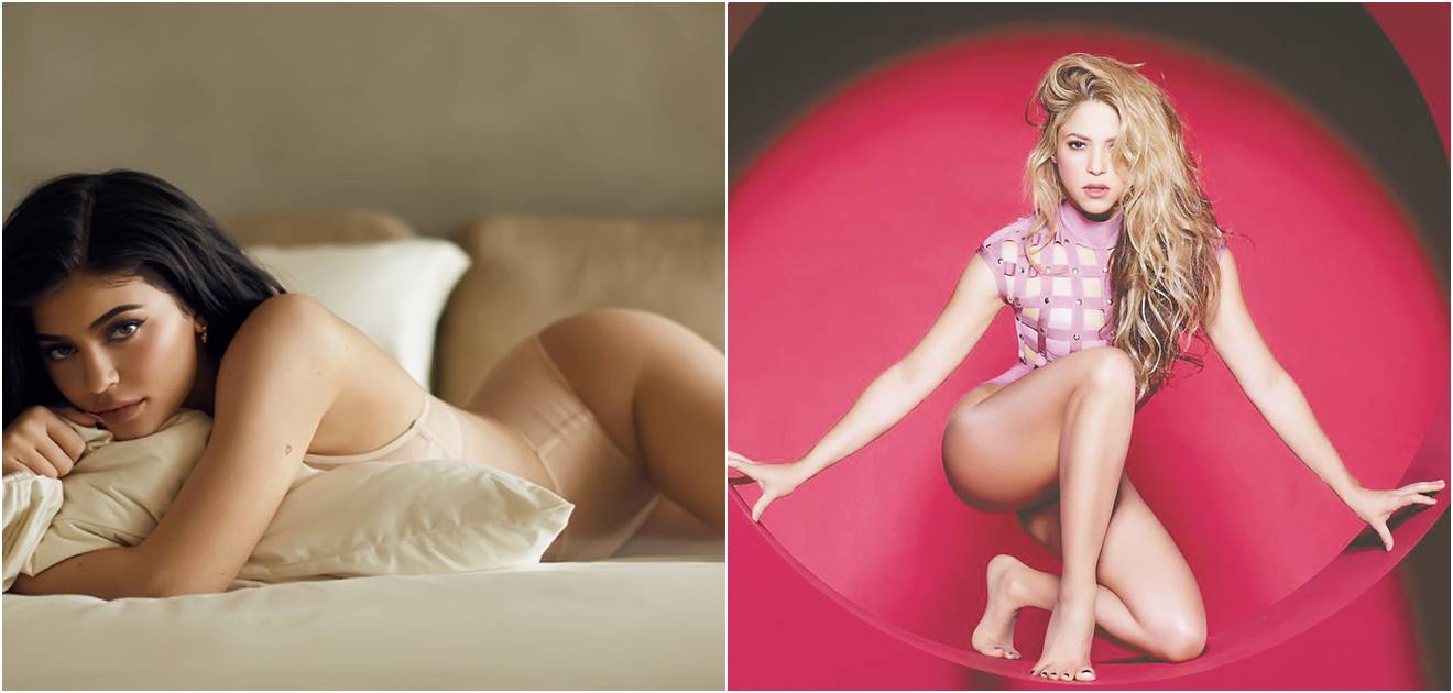 Shakira y Kylie Jenner lucieron su cuerpazo con un outfit similar ¿Cuál es más provocativa? (Fotos)