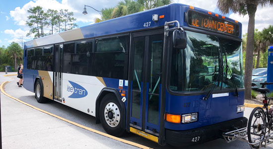Servicio de autobuses LeeTran reanudará operaciones gratis este 22 de noviembre