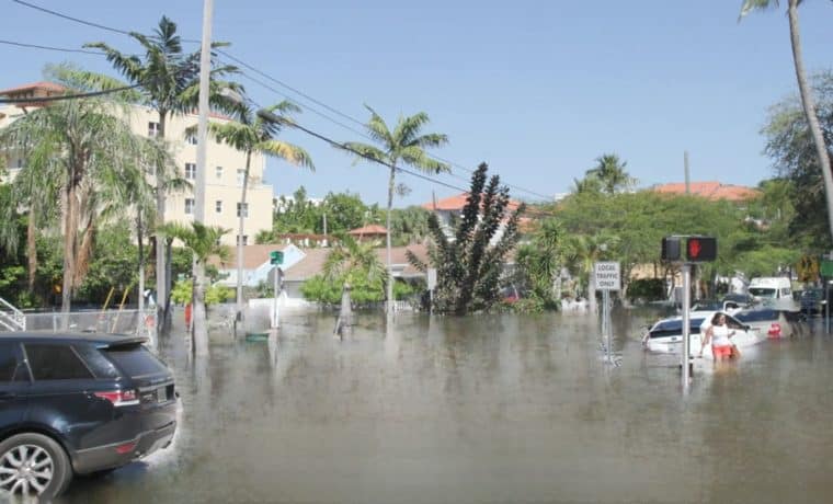 Crean herramienta con IA que visualiza cómo se verán Miami y Florida con aumento del nivel del mar