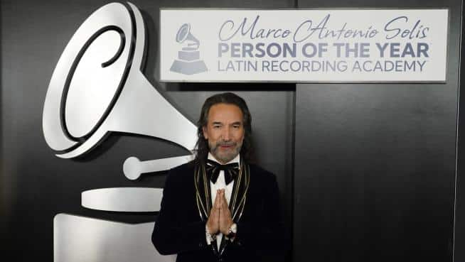 Marco Antonio Solis recibió el Premio Persona del Año de los Latín Grammy