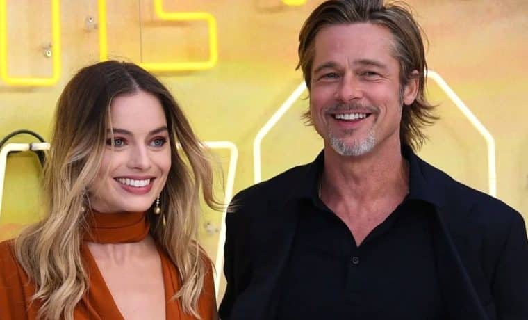 La estrategia de Margot Robbie para robarle un beso a Brad Pitt