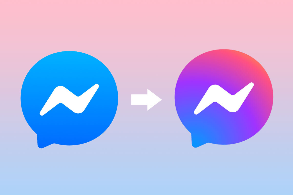 Cómo obtener el nuevo logo de Facebook Messenger, el que se perece al de Instagram
